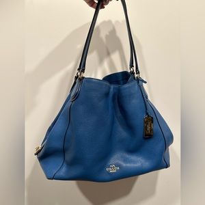 Coach Pebble Grain Leather Handbag